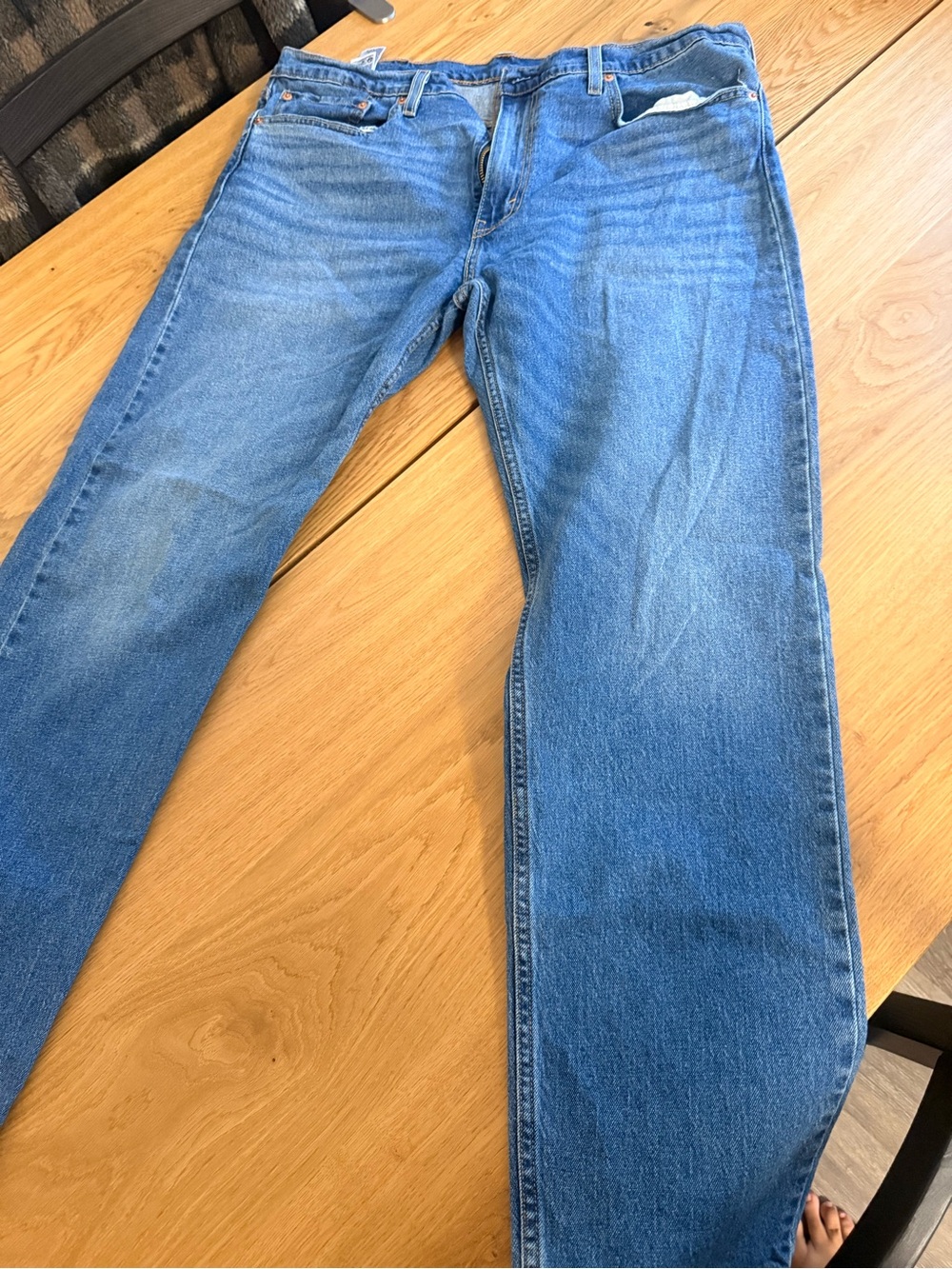 Levi's Men's Light Blue Straight Jeans